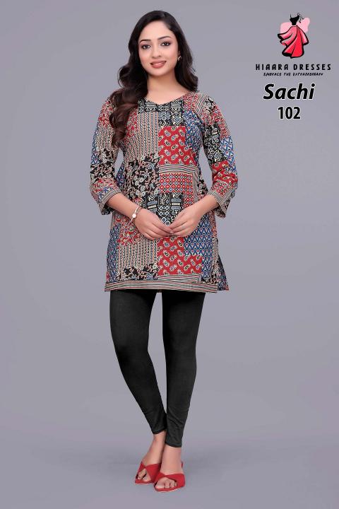 Hiaara Sachi Vol-1 – Short Tops latest kurtis