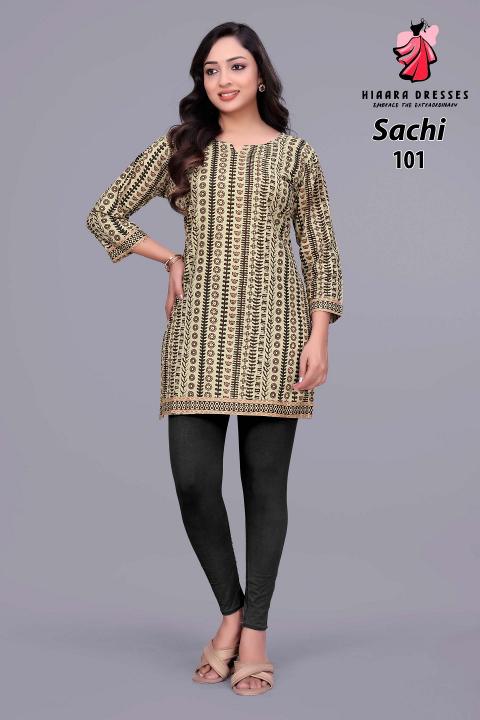 Hiaara Sachi Vol-1 – Short Tops latest kurtis