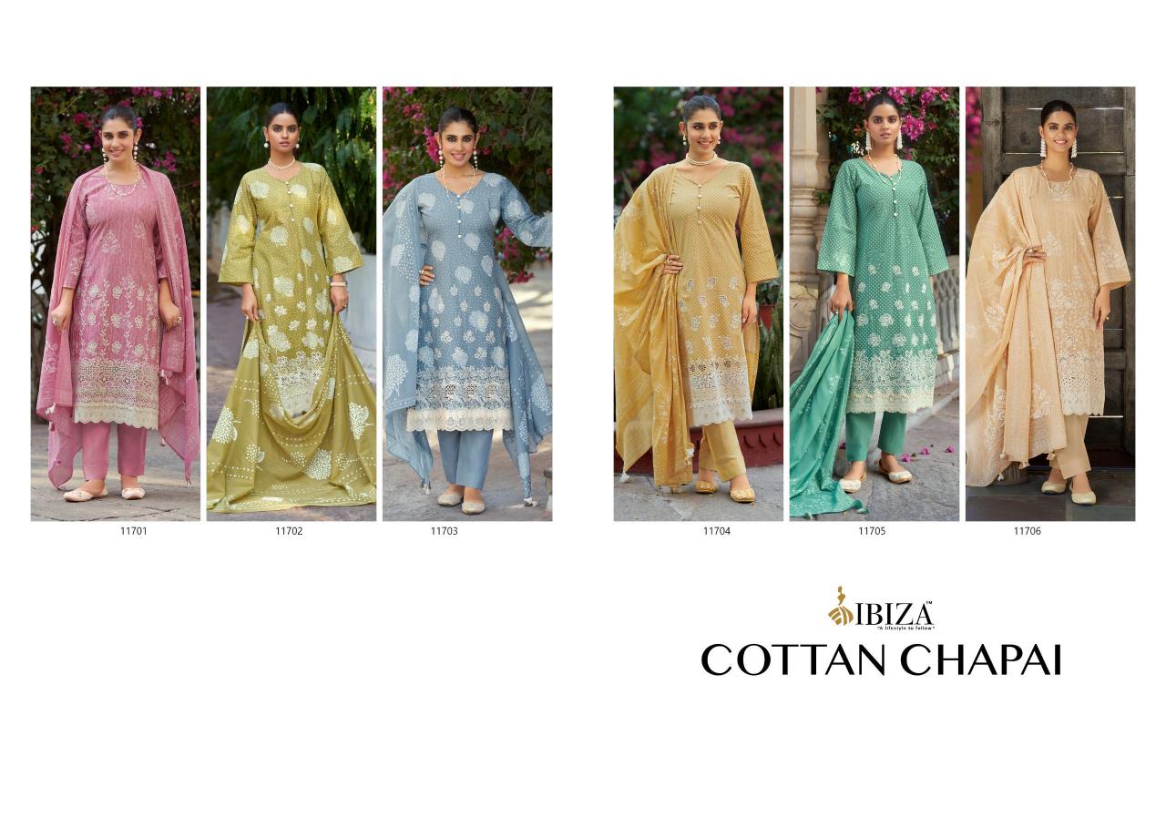 Ibiza Cotton Chapani catalog salwar kameez wholesale surat