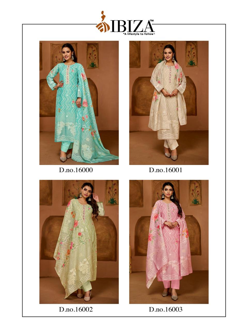 Ibiza Exclusive catalog salwar kameez material wholesale in mumbai