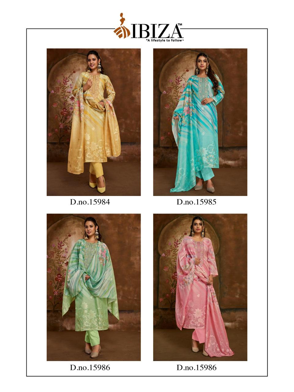 Ibiza Vesnavi catalog salwar kameez wholesale market in ahmedabad 