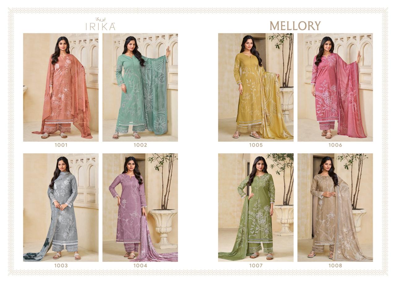 Irika Mellory catalog salwar kameez manufacturers wholesale suppliers in surat surat gujarat 395002