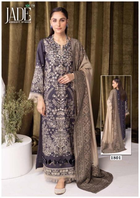 Jade Binsaeed Vol-18 – Karachi Kurti Pant With Dupatta