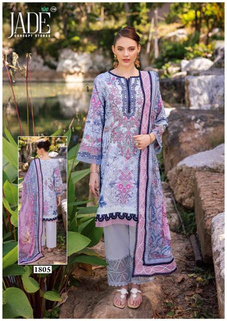 Jade Binsaeed Vol-18 – Karachi Kurti Pant With Dupatta