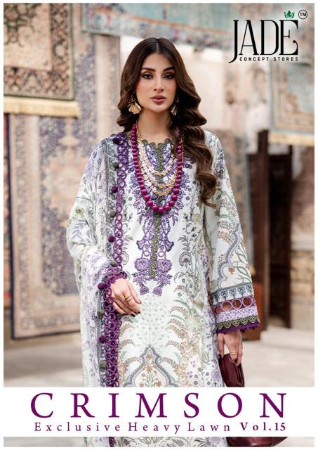 Jade Crimson Vol-15 – Karachi Readymade Kurti Pant With Dupatta - Wholesale Catalog