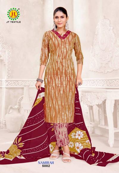 Jt Namirah Vol-5 – Dress Material - Wholesale Catalog
