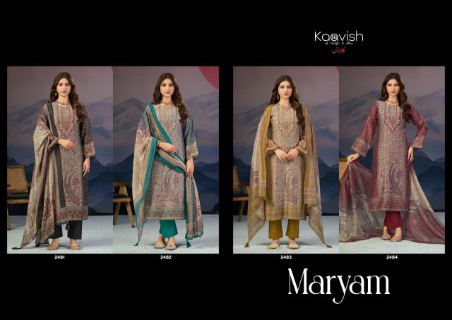 Kaavish Maryam catalog salwar kameez material wholesale