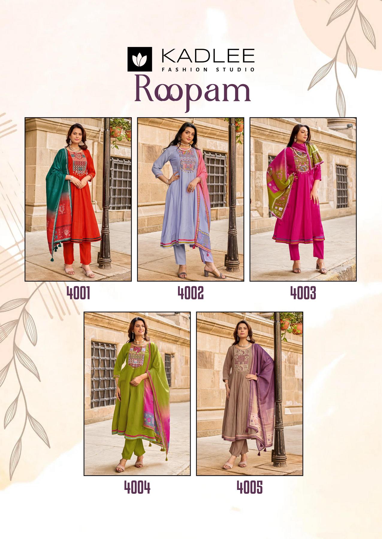 Kadlee Roopam catalog anarkali kurtis wholesale market in mumbai