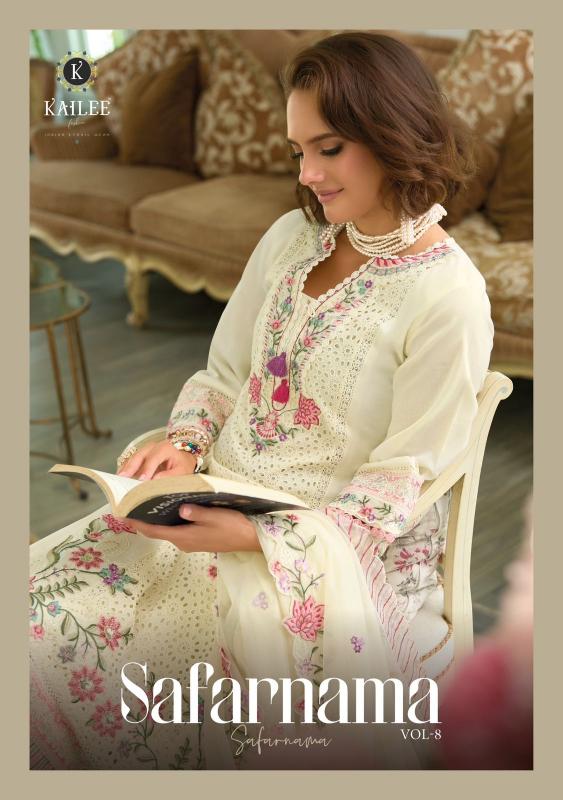 Kailee Fashion Safarnama vol 8 catalog synthetic kurtis wholesale