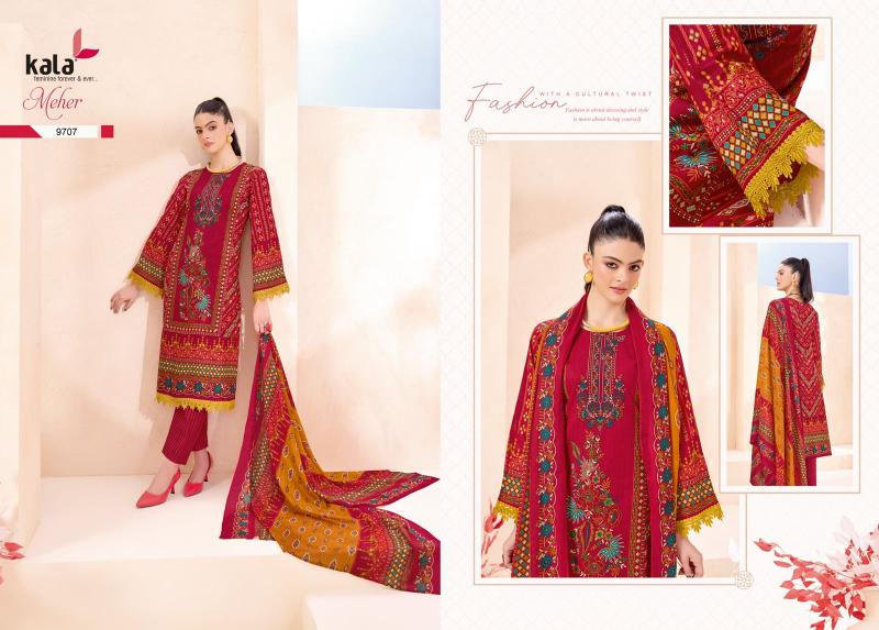 Kalal Meher CVol-12 Dress Marerial - Wholesale Catalogs