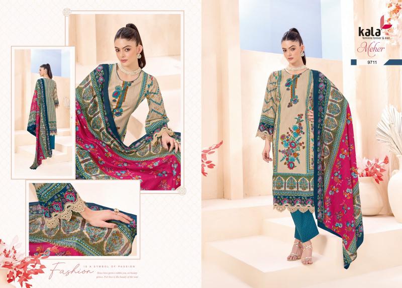 Kalal Meher CVol-12 Dress Marerial - Wholesale Catalogs