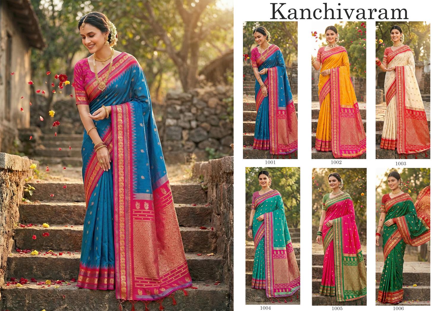 Kanchivaram by SHREE SHYAM FASHION fancy designer Soft Silk sarees