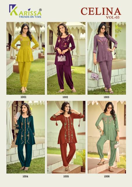 Karissa Celina Vol 3 catalog coord set wholesaler in delhi