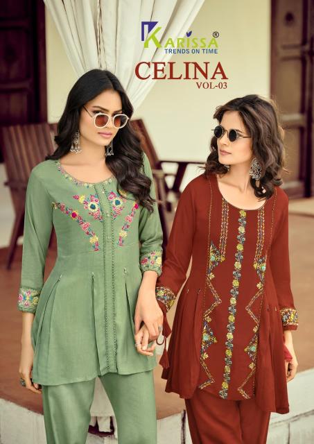 Karissa Celina Vol 3 catalog coord set wholesaler in delhi