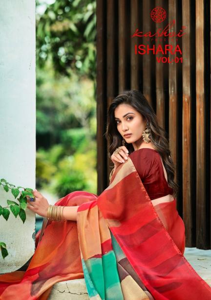 Kashvi Ishara Vol 1 catalog uppada sarees wholesale