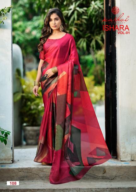 Kashvi Ishara Vol 1 catalog uppada sarees wholesale