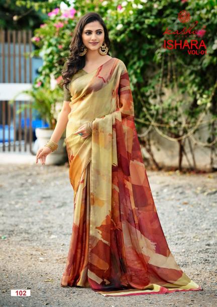 Kashvi Ishara Vol 1 catalog uppada sarees wholesale