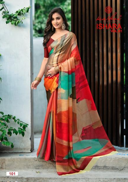 Kashvi Ishara Vol 1 catalog uppada sarees wholesale