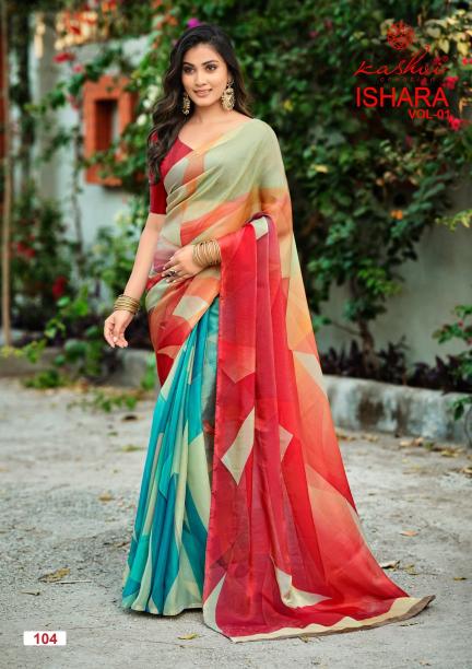 Kashvi Ishara Vol 1 catalog uppada sarees wholesale