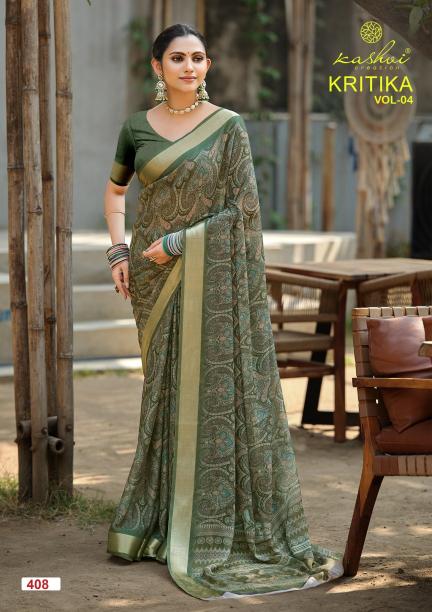 Kashvi Kritika Vol 4 catalog sarees wholesaler