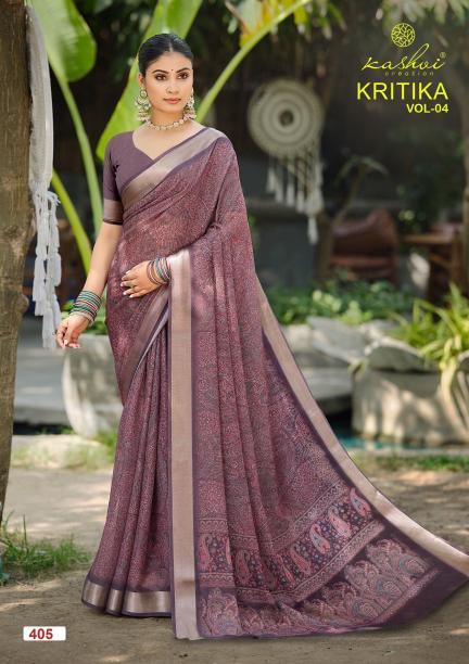Kashvi Kritika Vol 4 catalog sarees wholesaler