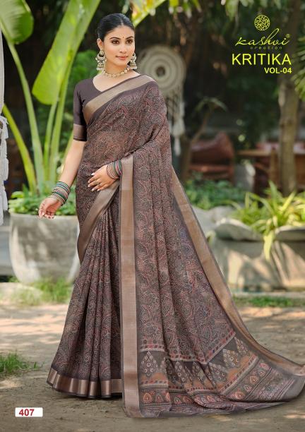 Kashvi Kritika Vol 4 catalog sarees wholesaler