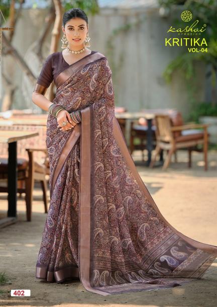 Kashvi Kritika Vol 4 catalog sarees wholesaler