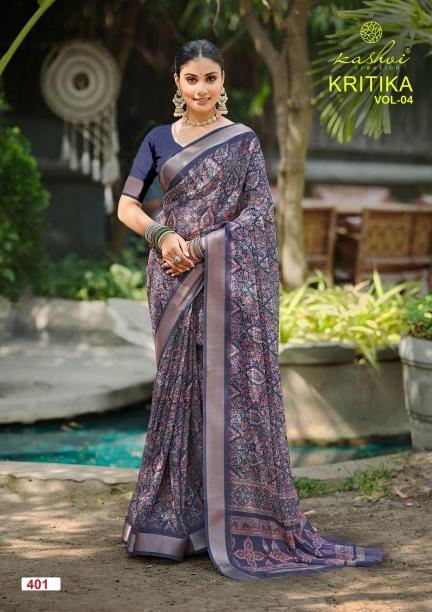 Kashvi Kritika Vol 4 catalog sarees wholesaler