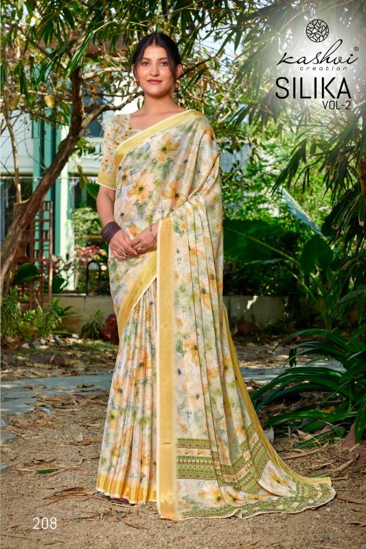 Kashvi Silika Vol 2 catalog surat sarees wholesale price