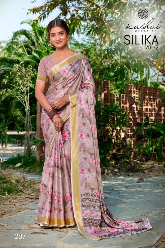 Kashvi Silika Vol 2 catalog surat sarees wholesale price