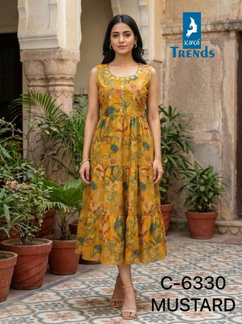 Kaya 6330 catalog western dress for ladies
