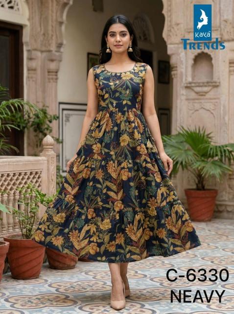 Kaya 6330 catalog western dress for ladies