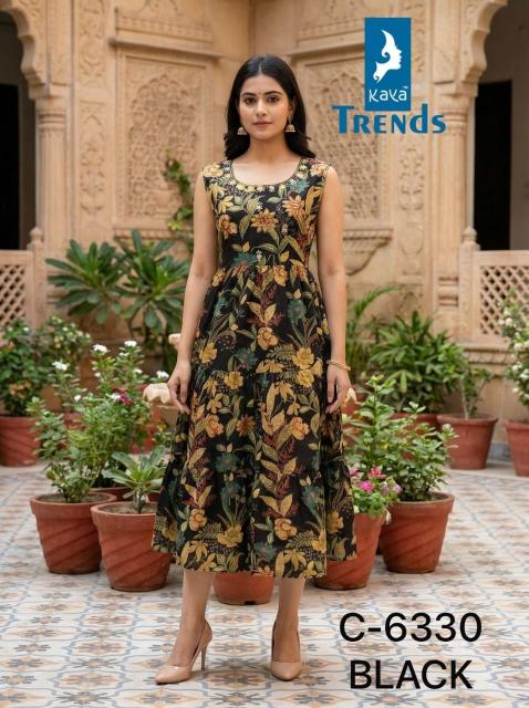 Kaya 6330 catalog western dress for ladies