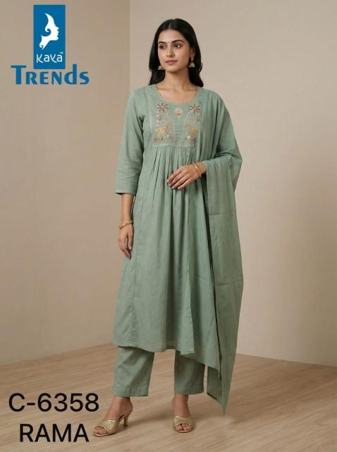 Kaya 6358 catalog wholesale solid kurtis kolkata