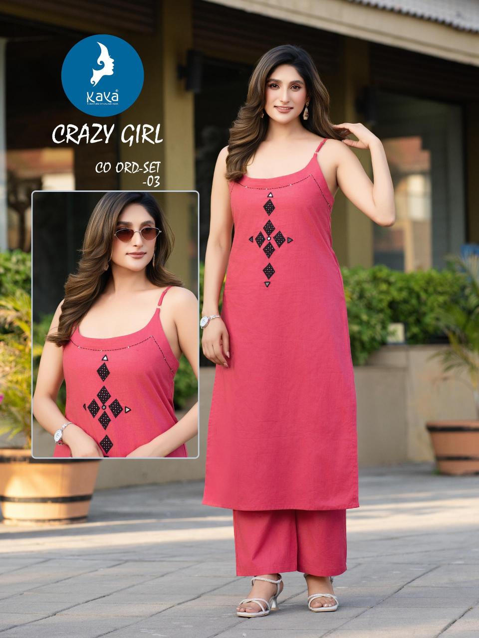 Kaya Crazy Girl catalog co ord sets wholesale delhi