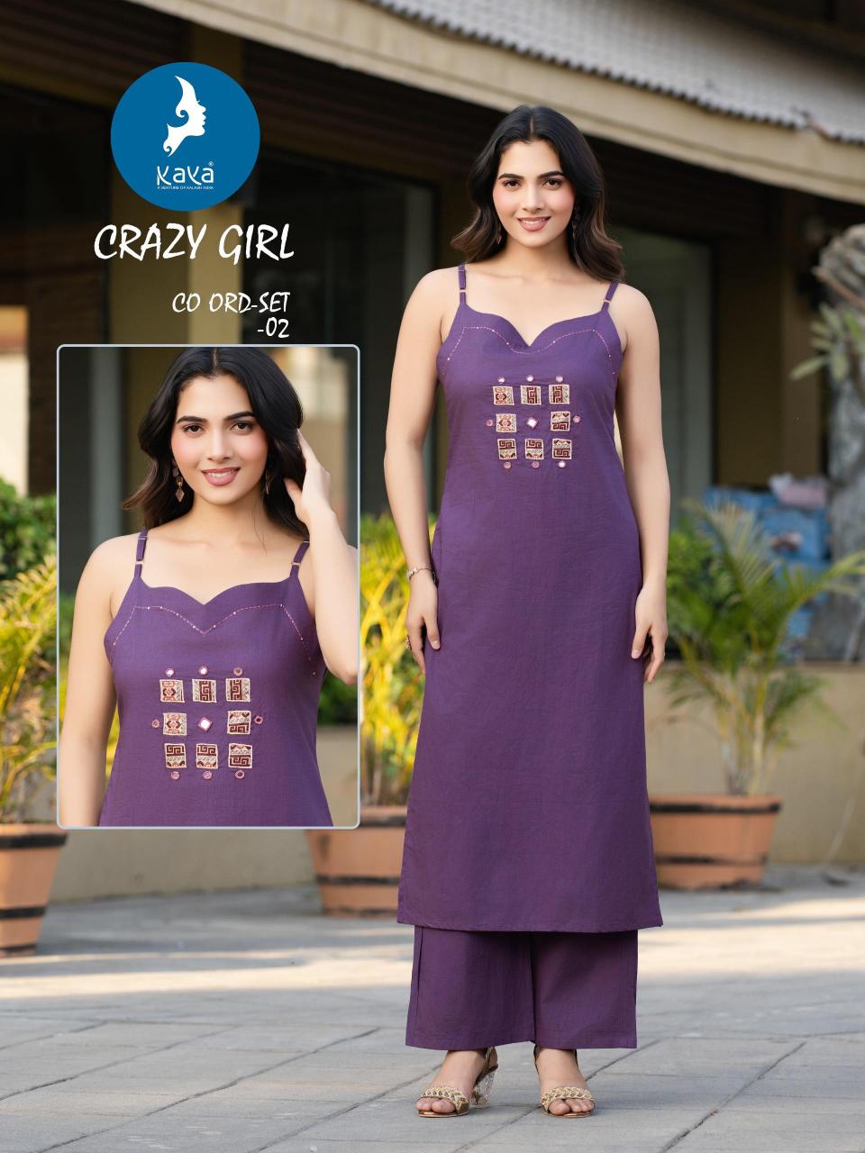Kaya Crazy Girl catalog co ord sets wholesale delhi