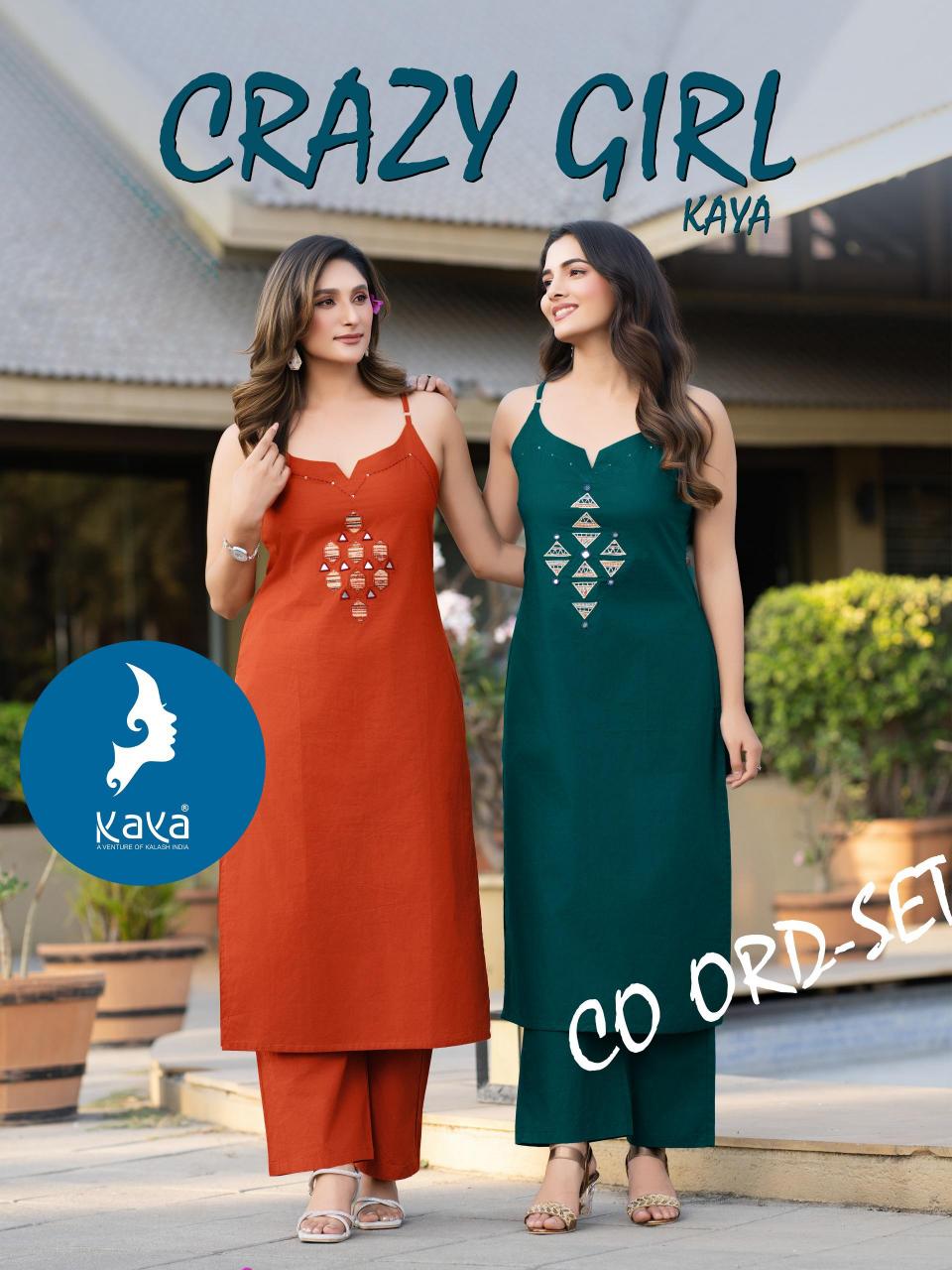 Kaya Crazy Girl catalog co ord sets wholesale delhi