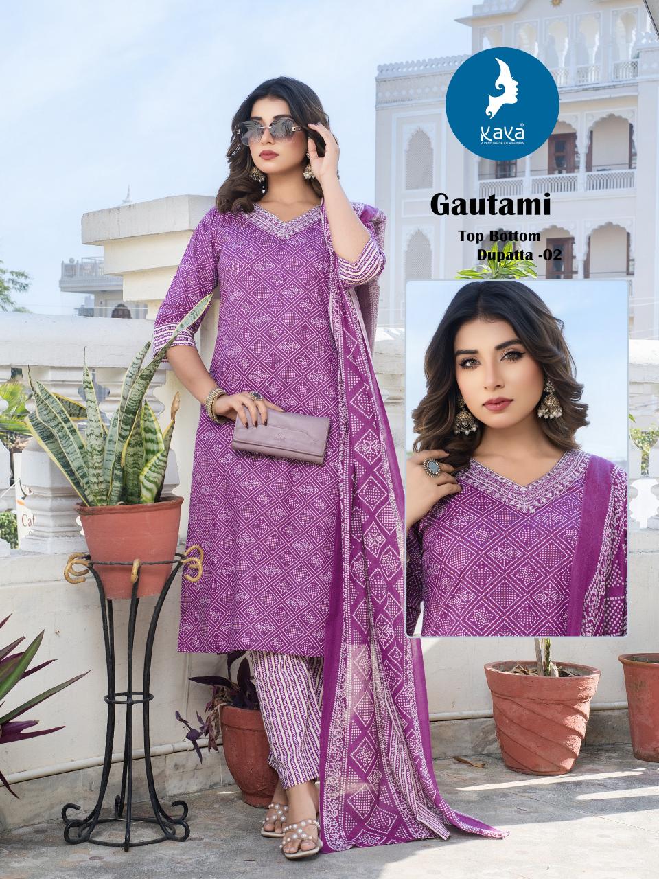 Kaya Gautami catalog kurti in wholesale