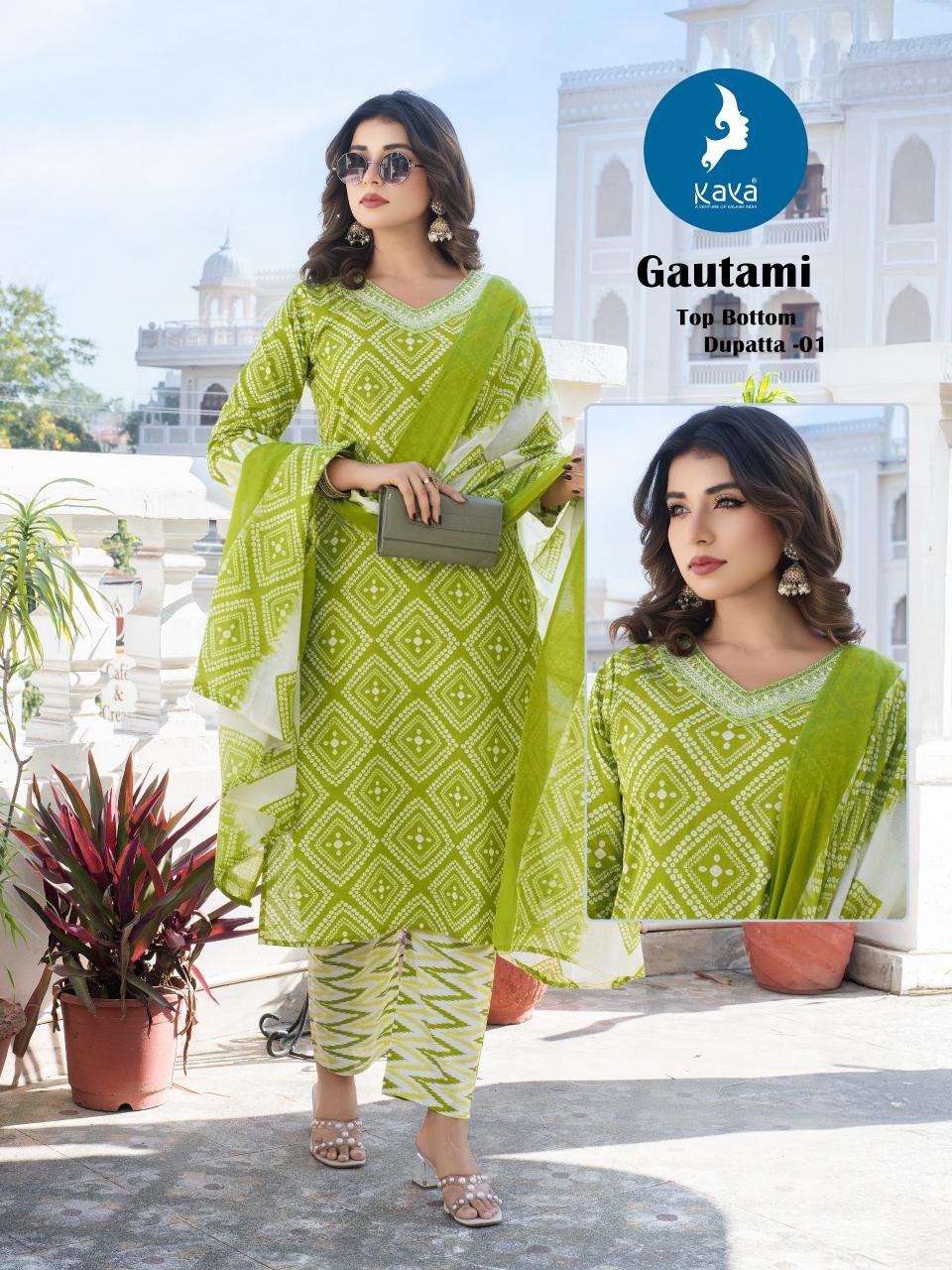 Kaya Gautami catalog kurti in wholesale