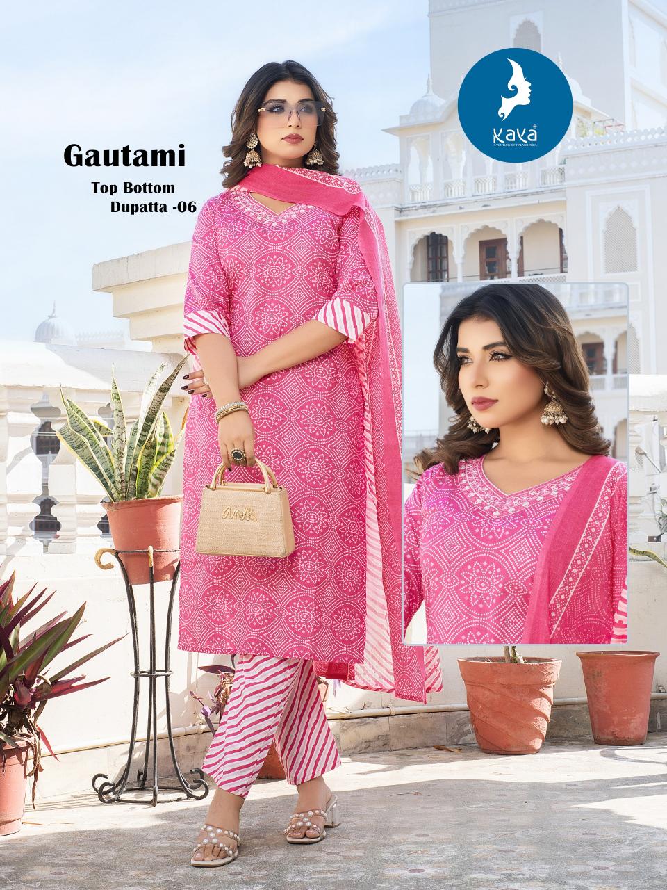 Kaya Gautami catalog kurti in wholesale