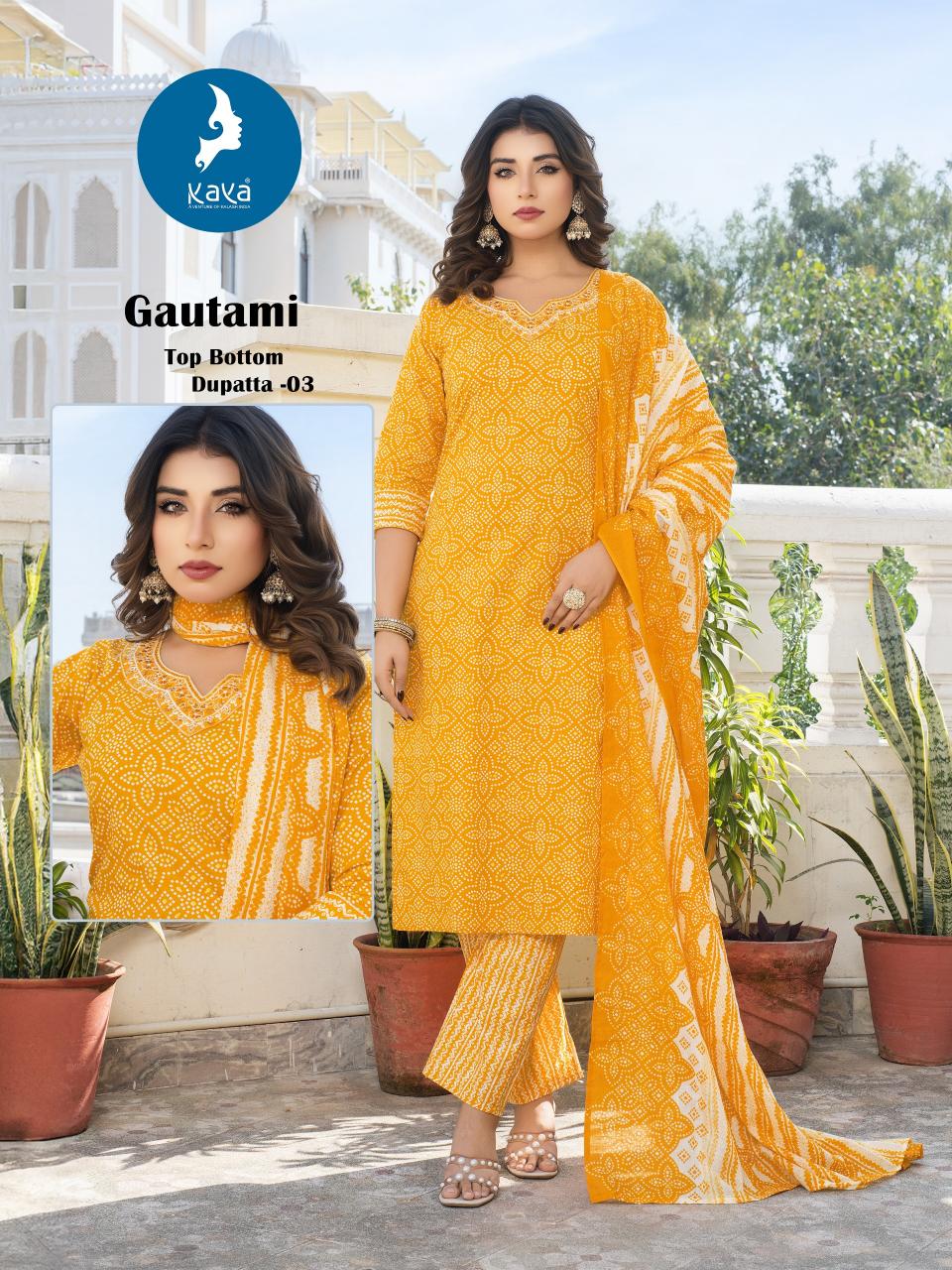 Kaya Gautami catalog kurti in wholesale
