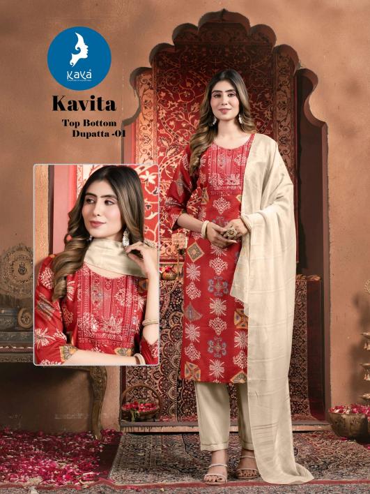 Kaya Kavita catalog bandhani kurtis wholesale