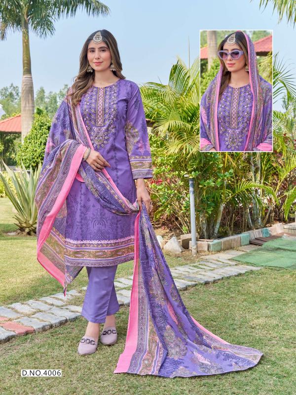 Keval Jazmine Vol-4 – Pakistani Kurti Pant With Dupatta - Wholesale Catalog