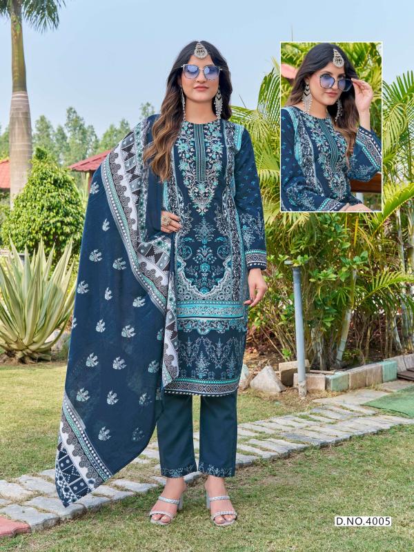 Keval Jazmine Vol-4 – Pakistani Kurti Pant With Dupatta - Wholesale Catalog