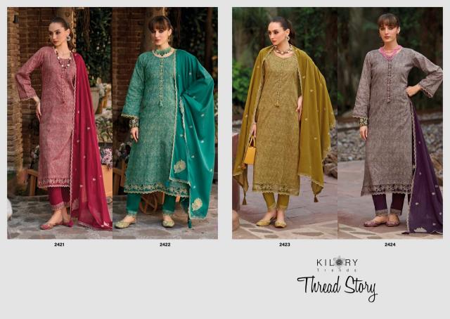 Kilory Thread Story catalog tulsi salwar kameez wholesalers