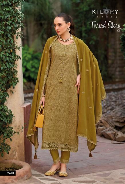 Kilory Thread Story catalog tulsi salwar kameez wholesalers