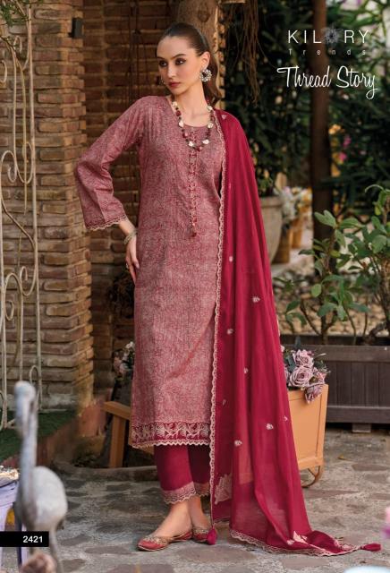 Kilory Thread Story catalog tulsi salwar kameez wholesalers