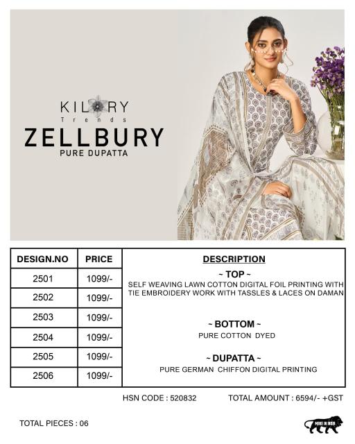 Kilory Zellbury catalog mumbai salwar kameez wholesalers