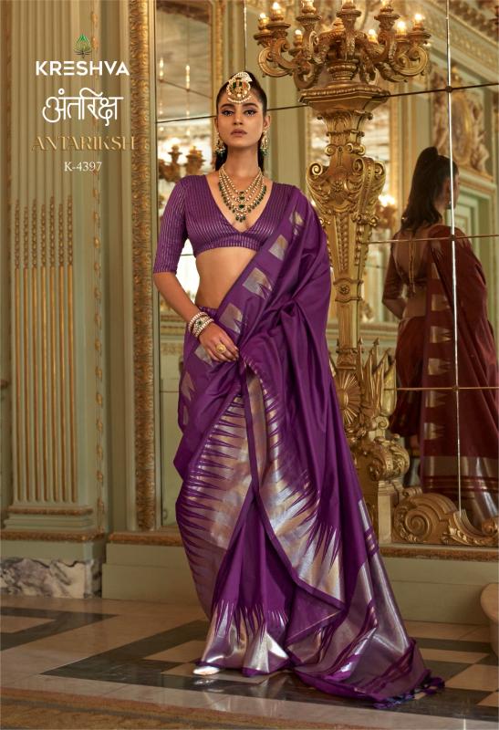Kreshva Antariksh catalog wholesale silk sarees