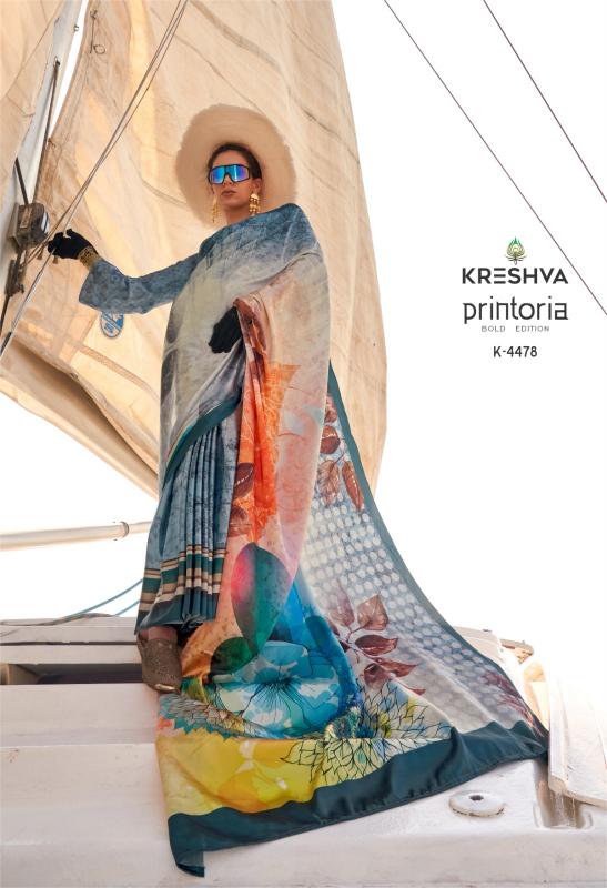 Kreshva Printoria catalog wholesale market for sarees